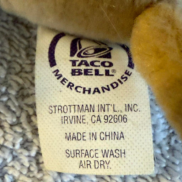 Baby Taco Bell Chihuahua Stuffed Animals Tan Black - Picture 10 of 16